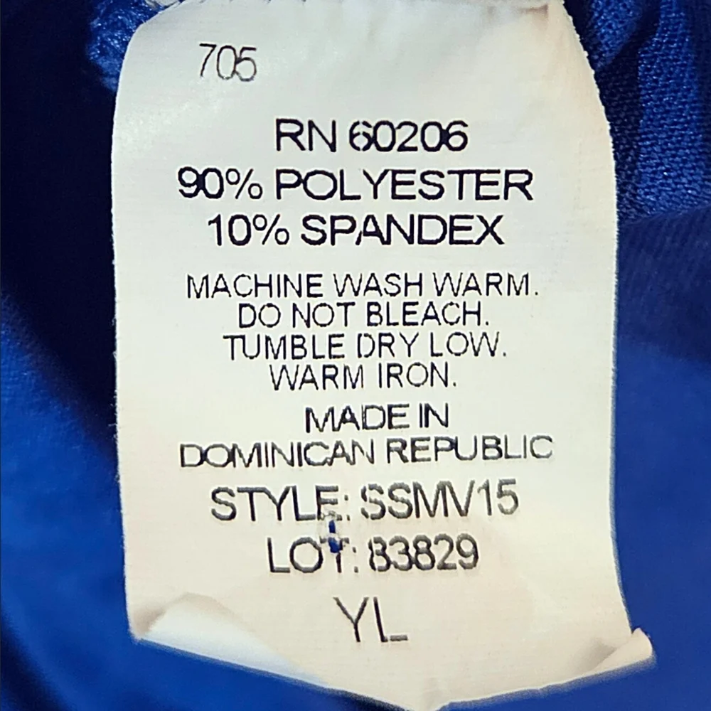 Varsity Spirit Cheer Dance Royal Blue Long Sleeve V Neck Crop Top & Dance Shorts